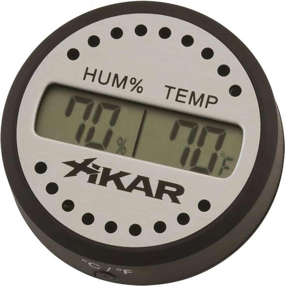 Hygromètre digital Xikar rond