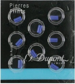 S.T.Dupont flints - 8pc blue