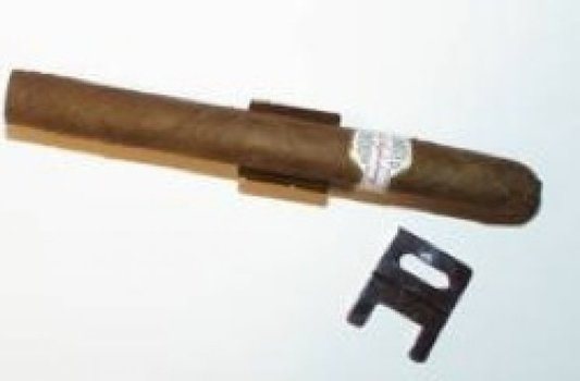 Cigar chair for 1 Cigar, nickel-plated