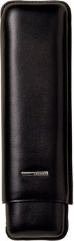 Lecerf Cigar Case Leather black for 2 Churchill