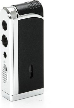 Tycoon Movie Jet III Briquet à cigare avec perforeuse multiple noir métallique