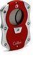 Colibri 'Cut' Guillotine Coupe-cigare rouge/argenté