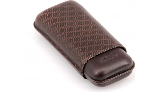 Etui à cigares Davidoff en cuir R-2 marron 3