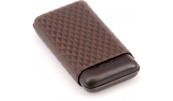 Etui à cigares Davidoff XL-3 cuir marron curing