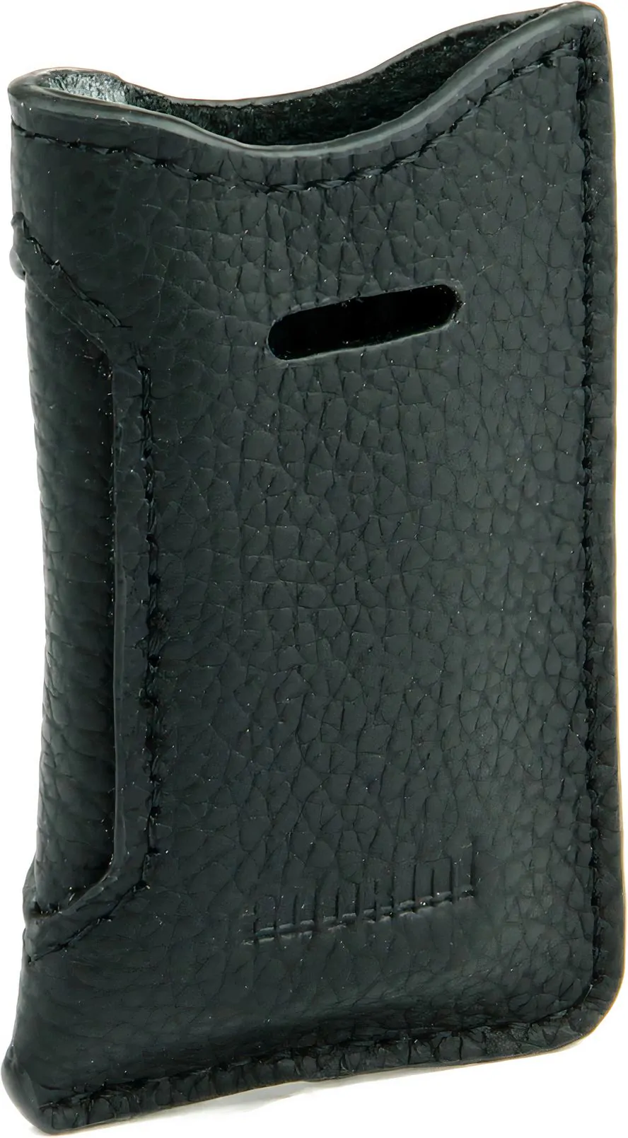 Etui en cuir noir pour briquets zippo