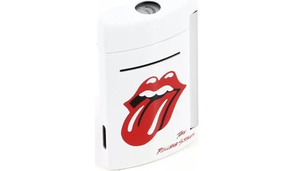 S.T. Dupont miniJet limited Rolling Stones briquet blanc