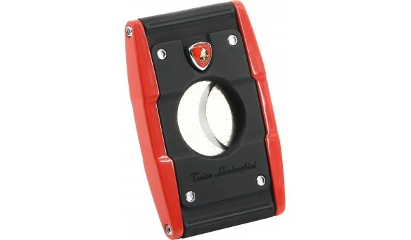 Coupe-cigare de précision Lamborghini C noir/rouge