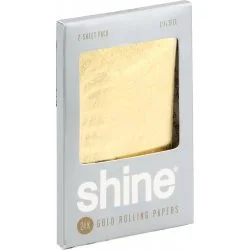 Papiers à rouler en or 24K Shine 2 pièces