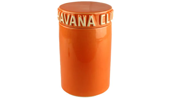 Jarre à cigares Havana Club Tinaja orange