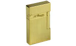 Briquet S.T. Dupont Ligne 2 rayures verticales or jaune photo 105