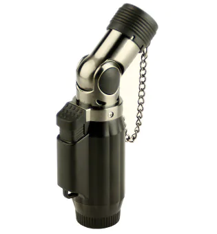 Briquet Cozy Jet quatre flammes noir