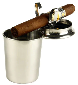 Cendrier cigare de voyage Carbone - 99,00€