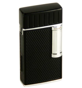 Briquet Colibri Julius II Noir Chrome