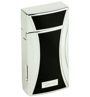 Caseti Chamonix Briquet Jet Chrome Noir photo 2