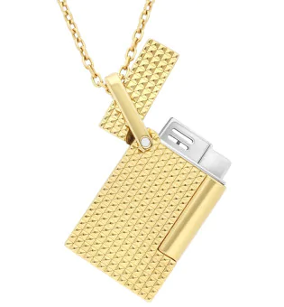 S.T. Dupont Collier Briquet Or K27067CH