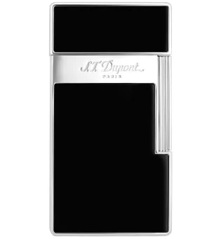 S.T. Dupont Briquet Biggy Noir Laqué Chrome 025001