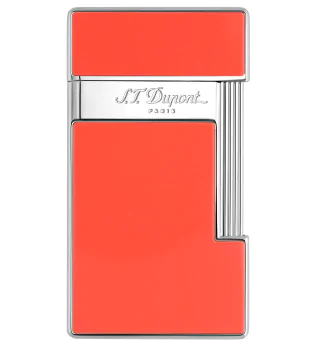 S.T. Dupont Slimmy Briquet Coral Laqué Chrome 028006