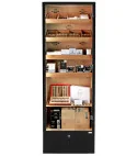 Armoire à cigares adorini Portofino noire