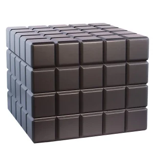 Cave à cigares Colibri Heritage Cube Anthracite Gris