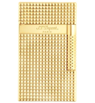 Briquet S.T. Dupont Le Grand Cling Diamond Head Jaune doré C23009