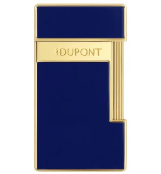 S.T. Dupont Slimmy Briquet Bleu Laqué Or 028225