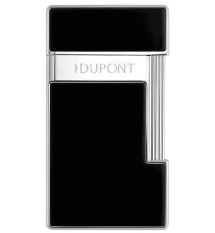 S.T. Dupont Briquet Slimmy Noir Laqué Chrome 028221