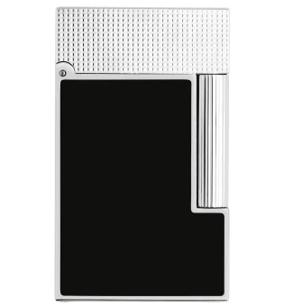 Briquet S.T. Dupont Ligne 2 Palladium et noir mat C16602