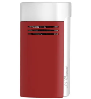 Briquet S.T. Dupont Megajet Rouge et Chrome