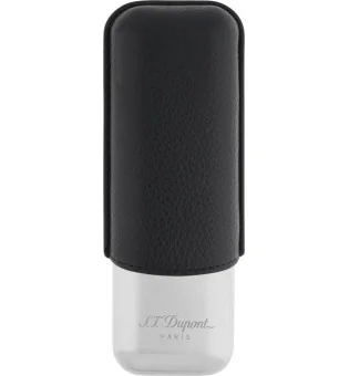Étui à cigare S.T. Dupont  pour 2 Cigares noir/chrome 183260