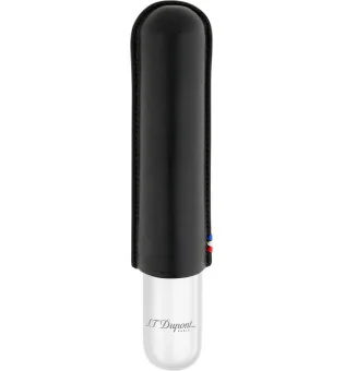 S.T. Dupont Étui à cigares pour 1 cigare noir/chrome 183160
