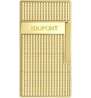 Briquet S.T. Dupont  Biggy Diamond Head Doré 025209