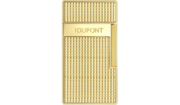 Briquet S.T. Dupont  Biggy Diamond Head Doré 025209