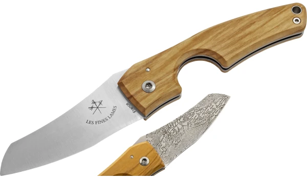 Couteau à cigare Les Fines Lames Le Petit Compass Olive 