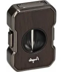 Coupe-cigare Angelo V-Cut anthracite avec grain de bois