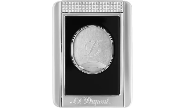 S.T. Dupont Coupeur à deux lames avec support à cigares noir et chrome