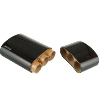 Siglo étui en bois macassar ebony Robusto pour 3 cigares