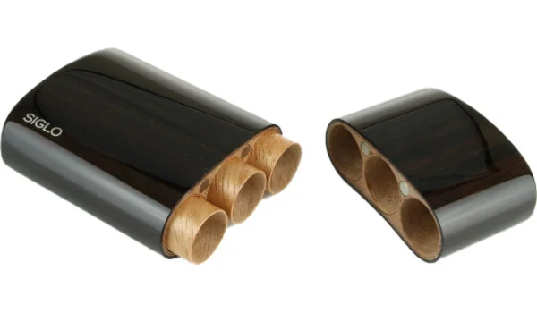 Siglo étui en bois macassar ebony Robusto pour 3 cigares