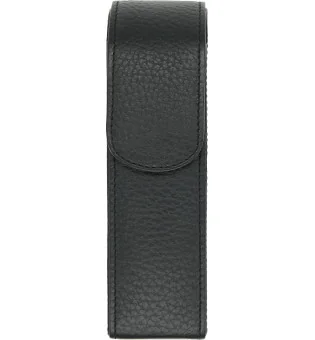 Étui de poche adorini  2 cigare en cuir noir