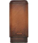 adorini Étui en cuir véritable vintage 2-3 Cigares marron