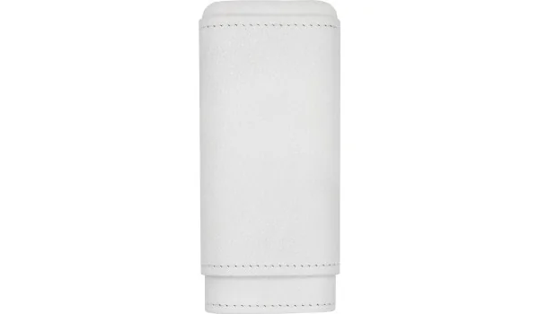 Étui à cigares adorini cigar en cuire véritable 2-3 cigares blanc