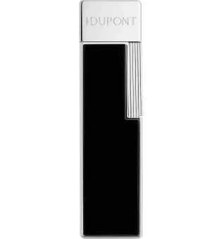 Briquet S.T. Dupont Twiggy Noir Laqué Chrome 030111