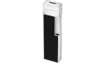 Briquet S.T. Dupont Twiggy Noir Laqué Chrome 030111