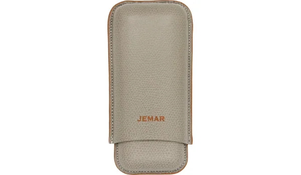 Étui à cigares double en cuir Jemar Edge Golf 464/2