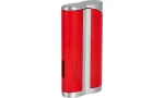 Briquet adorini Single Jet  Curve rouge / argent satiné avec poinçon à cigare photo 6