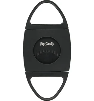Coupe-cigare BigSmoke tout noir, lames noires dentelées