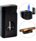 adorini Triple Jet Briquet V-Cut Gun Metal