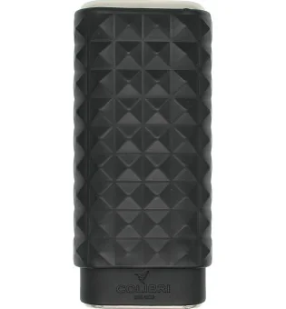 Étui à cigares Colibri Quasar noir et chrome