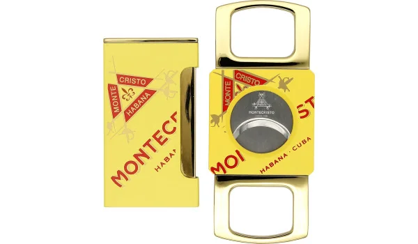 Ensemble briquet et coupe-cigare Montecristo