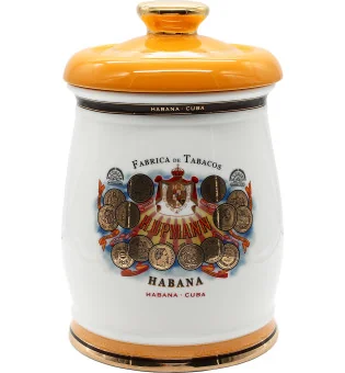 Pot en porcelaine H. Upmann
