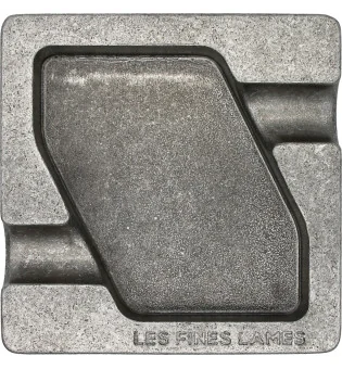 Cendrier Les Fines Lames Dyad en aluminium brut
